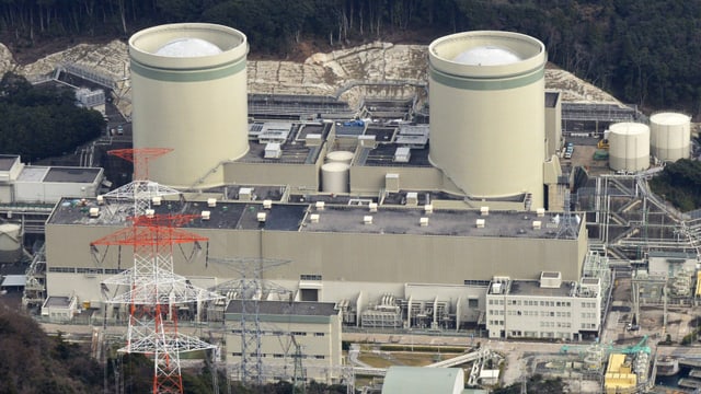 Die Reaktoren 1 und 2 des Kernkraftwerks Takahama.