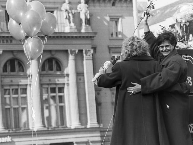 Christiane Brunner und Ruth Dreifuss