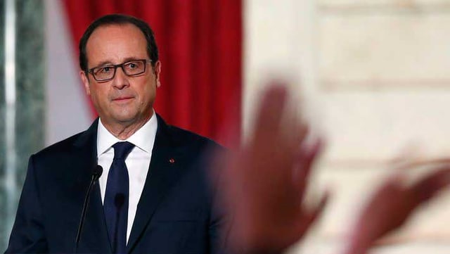 Staatspräsident François Hollande.