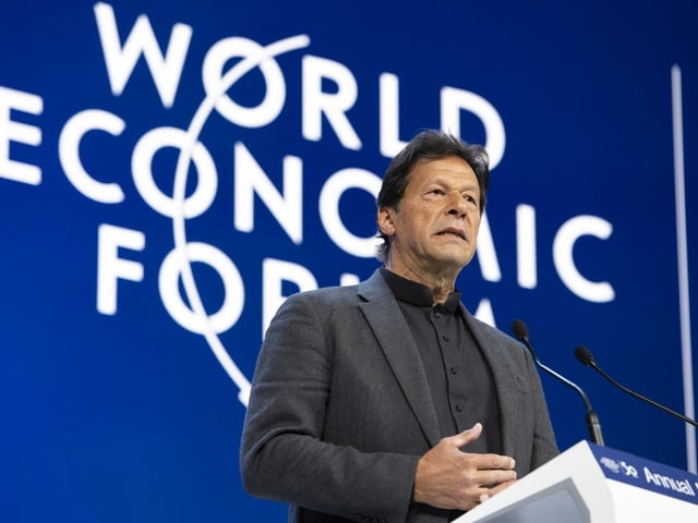 Der pakistanische Premierminister Khan warnt vor der politischen Entwicklung in Indien. 