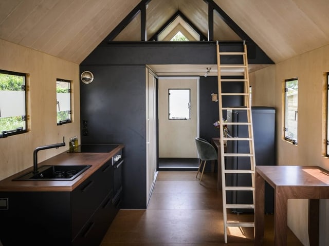 der Innenraum eines Tiny House