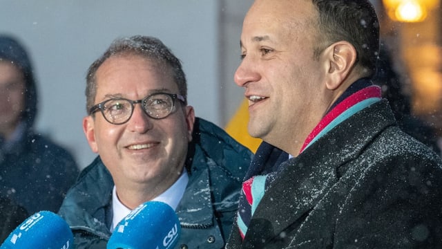 Leo Varadkar und Alexander Dobrindt.