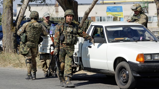 Ukrainische Soldaten 