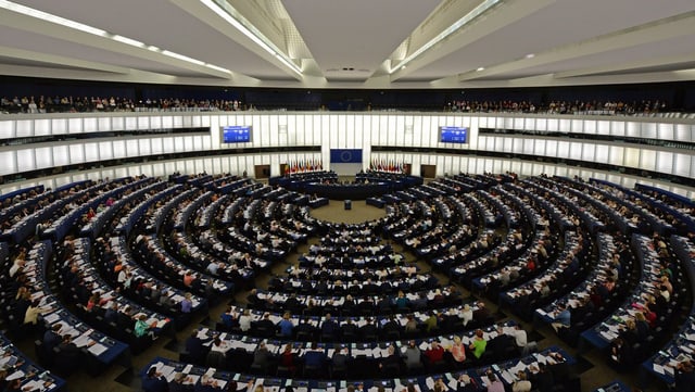 Europa-Parlament in Strassburg.