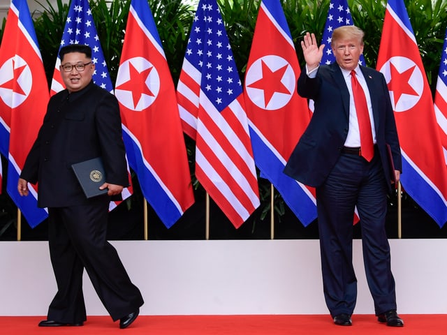 Kim und Trump