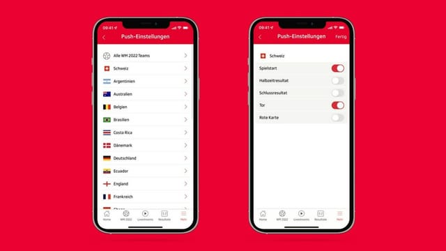 Die Wm In Der Srf Sport App Alle Spiele Alle Tore Live Sport Srf