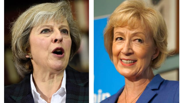 Theresa May und Andrea Leadsom.