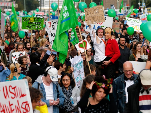 Demonstrationszug