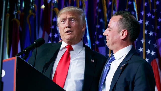 Donald Trump und Reince Priebus.