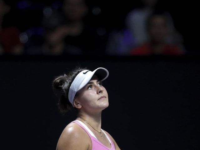 The Canadian was injured in the WTA finals in Shenzhen last October. 