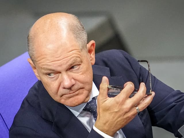 Der deutsche Bundeskanzler Olaf Scholz