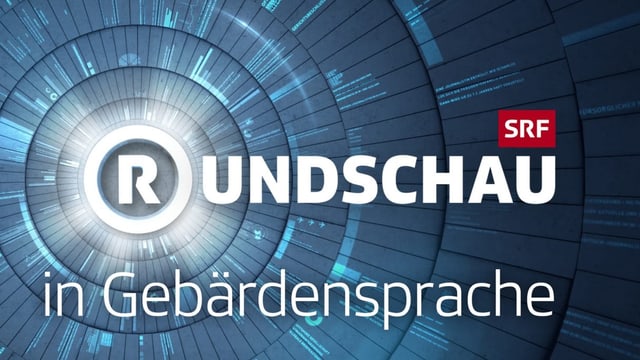 Keyvisual der «Rundschau» in Gebärdensprache