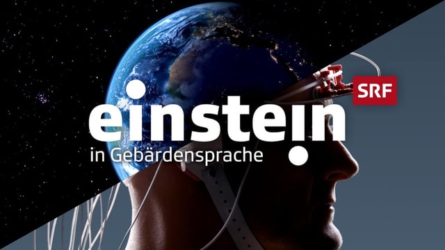 Keyvisual von «Einstein in Gebärdensprache»