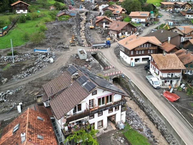 Unwetter in Brienz