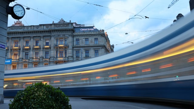 Der Hauptsitz der Credit Suisse am Zürcher Paradeplatz. 