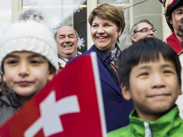 Herzlicher Empfang in St. Maurice.