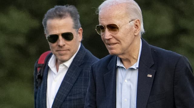 Sohn Hunter Biden (rechts) und Vater Joe Biden