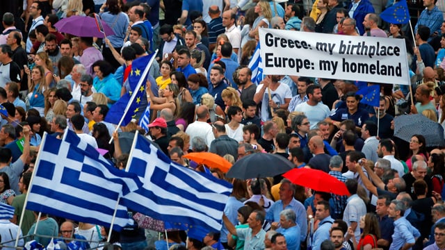 Pro-europäische Demonstranten