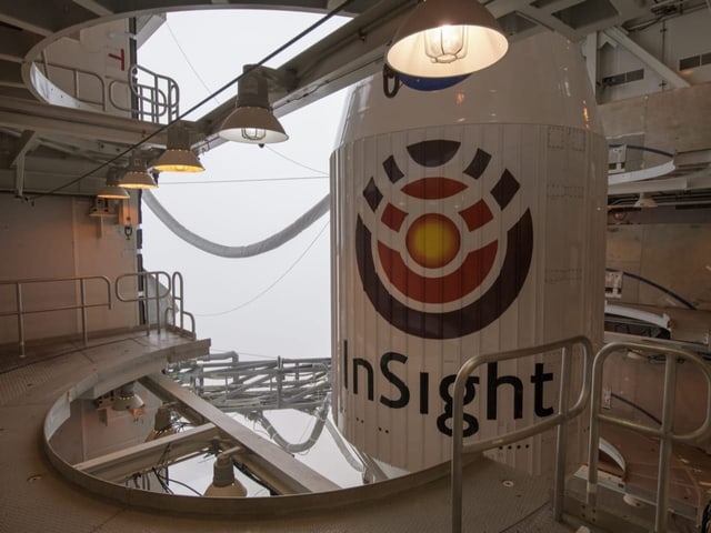 Diese Atlas-V-Rakete brachte die «Insight»-Sodne ins All.