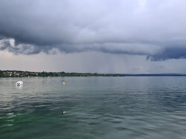 Hochwasser am Bodensee