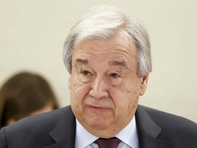 Antonio Guterres.