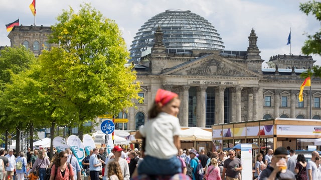 Reichstagsgebäude.