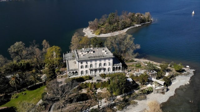 Brissago-Inseln von oben