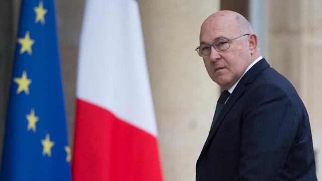 Frankreichs Finanzminister Sapin vor einem Treffen in Paris. 