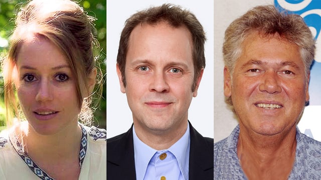 Standen Rede und Antwort: Sophie Gut, Michael Schuler und Jürg Moser