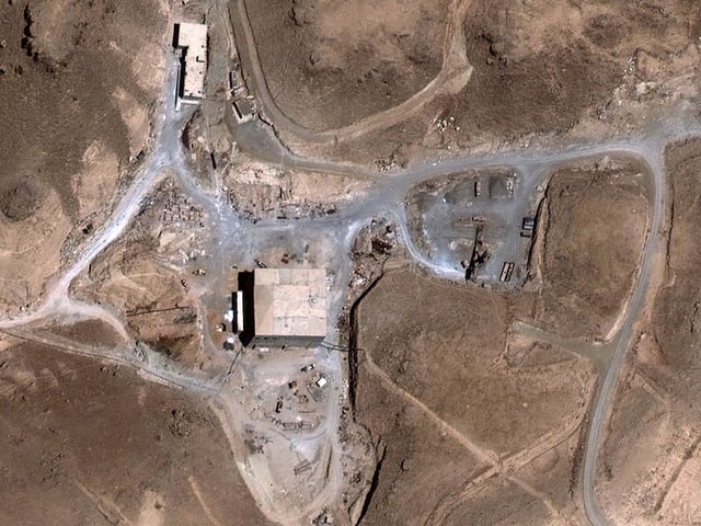 Der von Israel zerstörte Atomreaktor in Syrien.