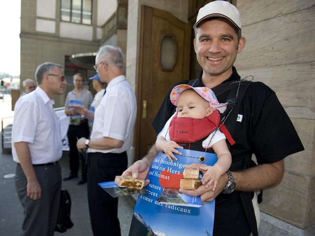 Jans 2008 in Olten mit Tochter Mia