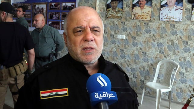 Der irakische Ministerpräsident Haidar al-Abadi. 