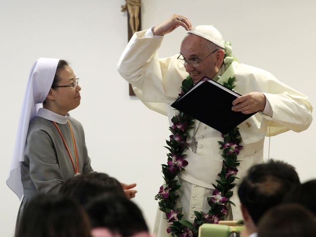 Papst Franziskus auf Besuch in Südkorea