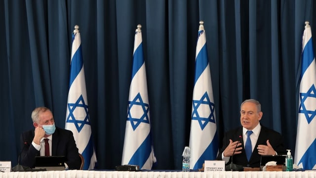 Gantz and Netanyahu