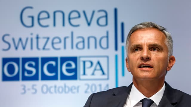 Burkhalter beim OSZE-Treffen in Genf