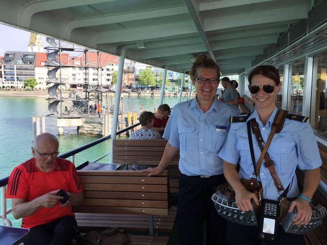 Manuela Umiker und Isabelle Germann.