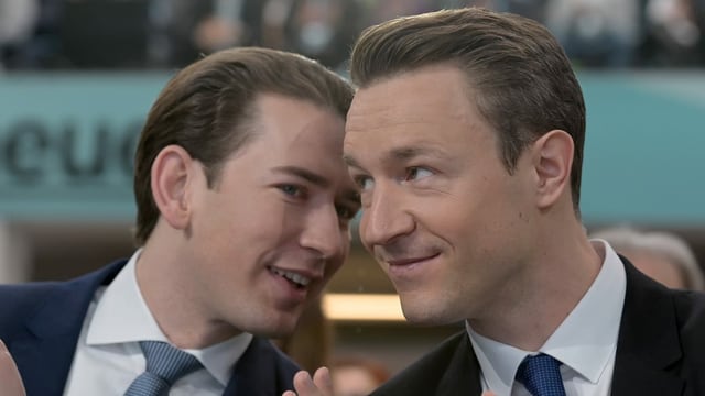 Blümel und Kurz im Februar 2020