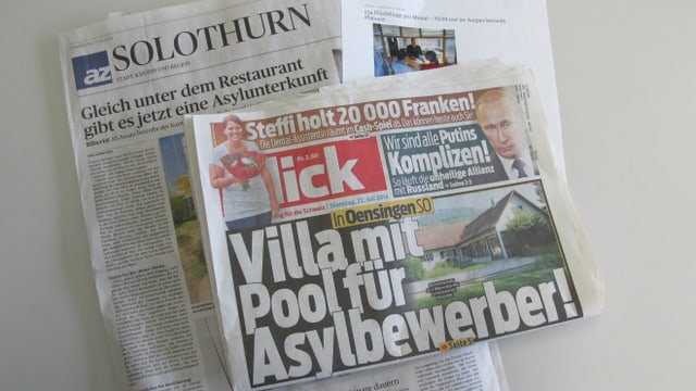 Foto vom Blick und der Solothurner Zeitung.