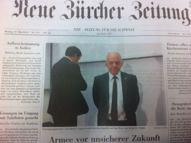 Titelblatt NZZ