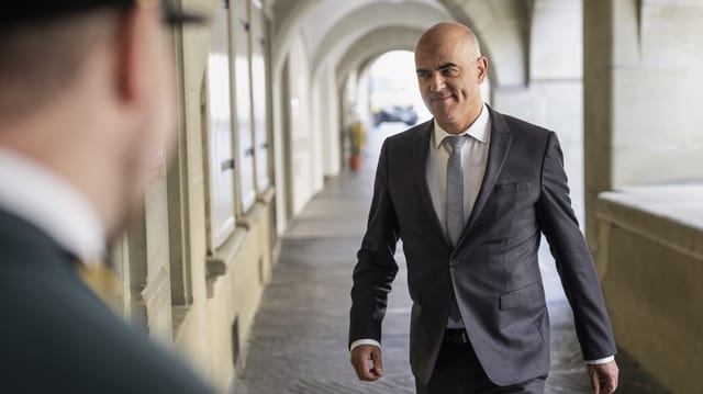 Alain Berset in Bern