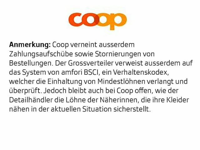 Coop Anmerkung