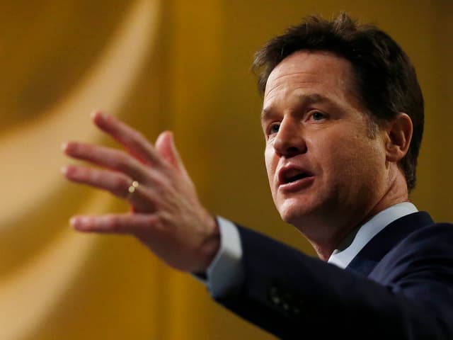 Nick Clegg Nahaufnahme