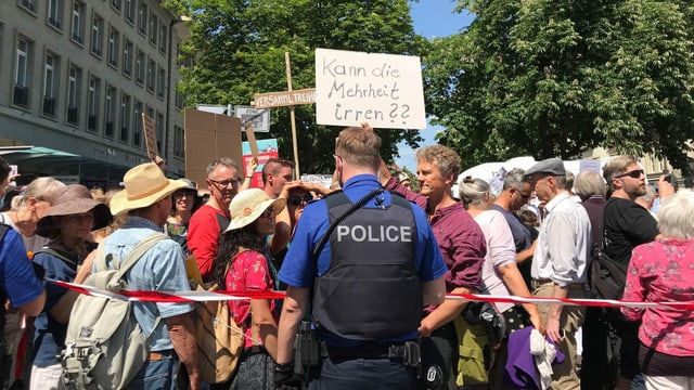 Demonstration in Bern