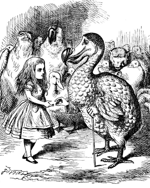 «Alice im Wunderland» von Lewis Carroll, illustriert von John Tenniel von 1869.