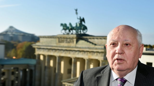 Gorbatschow vor dem Brandenburger Tor