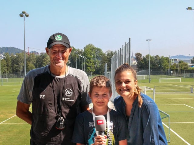 Peter Zeidler, Andris und Angela Haas