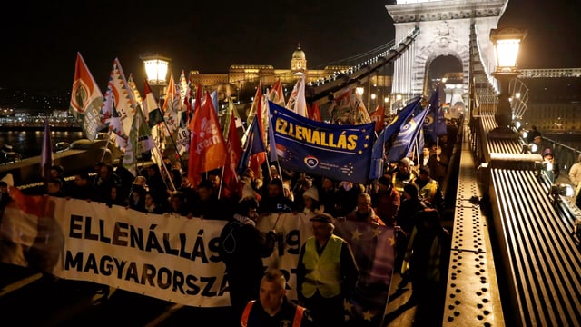 Proteste in Budapest