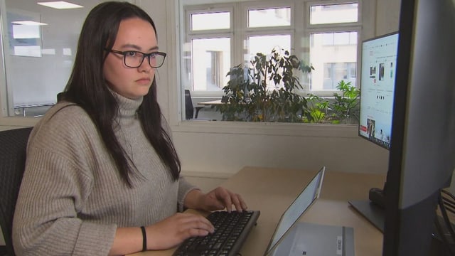 Joanna O'Hanlon in ihrem Büro. 