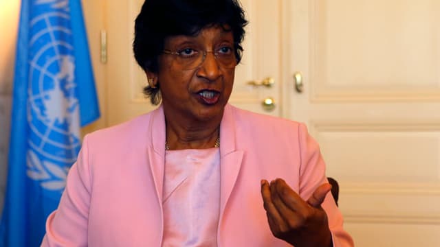 Navi Pillay im Porträt.