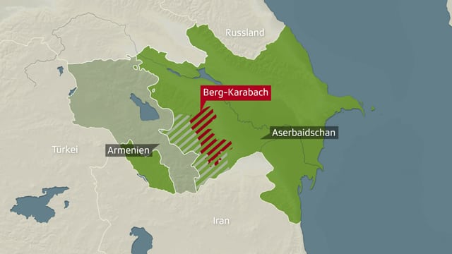 Karte der umstrittenen Region.